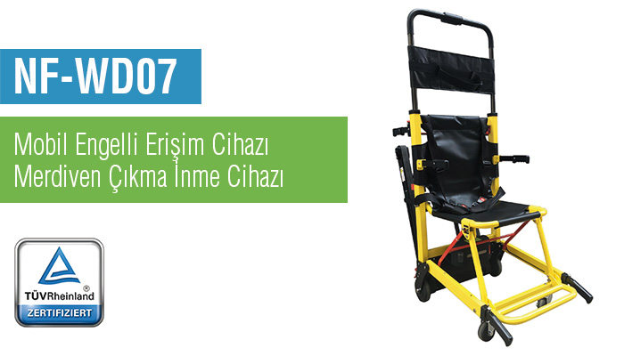 NF-WD07-Mobil Merdiven Çıkma İnme Cihazı